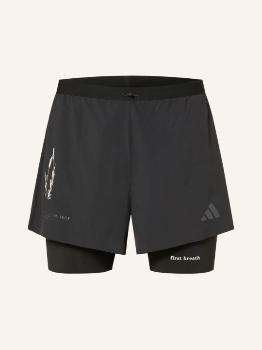 Zdjęcie produktu Adidas Szorty Do Biegania 2 W 1 Adi X Sftm schwarz CZARNY