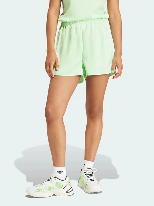Zdjęcie produktu adidas Szorty dresowe "Originals Satin Sprint" w kolorze zielonym rozmiar: S