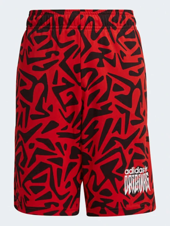 Zdjęcie produktu adidas Szorty dresowe w kolorze czerwono-czarnym rozmiar: 164