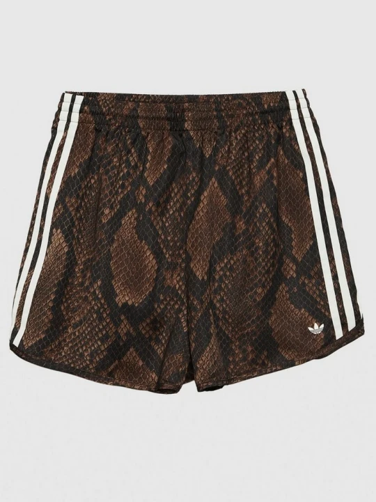 Zdjęcie produktu adidas Szorty Snake Print Satin brązowy