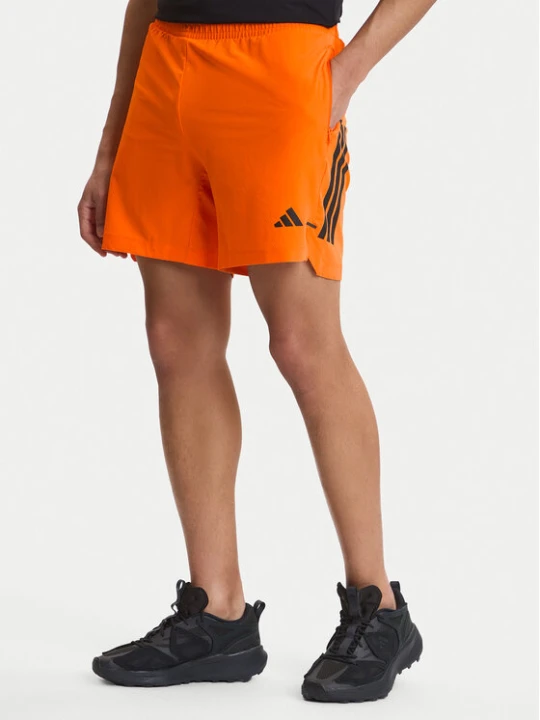 Zdjęcie produktu adidas Szorty sportowe D4T PrimeLift 3 Stripes KA1197 Pomarańczowy Regular Fit
