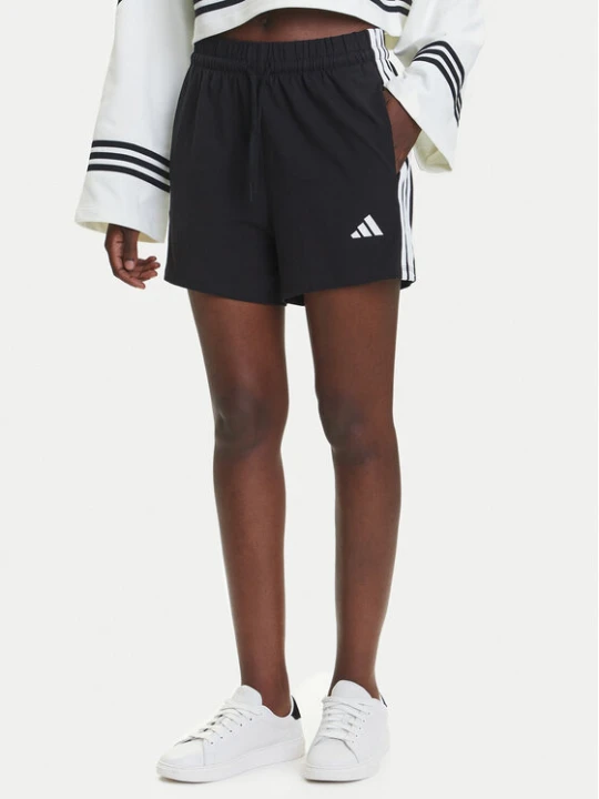 Zdjęcie produktu adidas Szorty sportowe Essentials 3-Stripes JD0908 Czarny Regular Fit