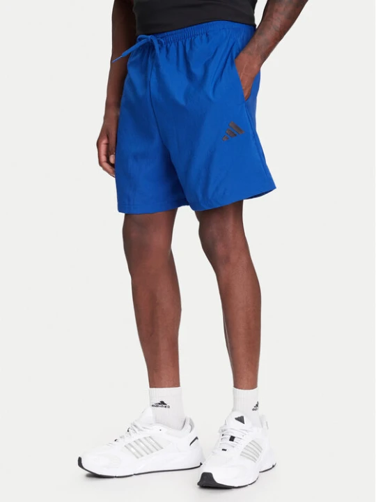 Zdjęcie produktu adidas Szorty sportowe Essentials Small Logo Chelsea JF1116 Niebieski Regular Fit