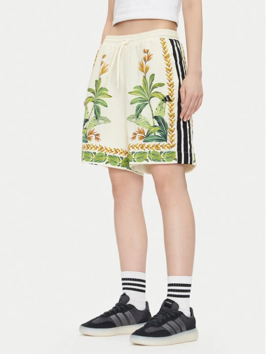 Zdjęcie produktu adidas Szorty sportowe FARM Premium JD6288 Écru Loose Fit Kremowy