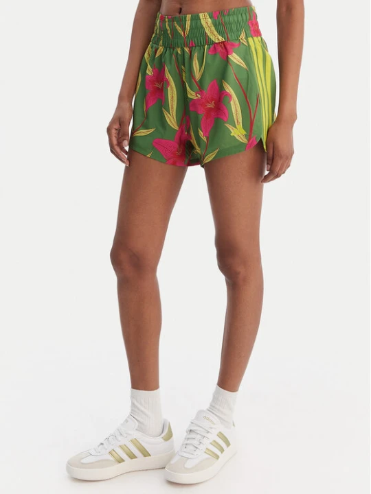 Zdjęcie produktu adidas Szorty sportowe Farm Rio Pacer KD4624 Zielony Loose Fit