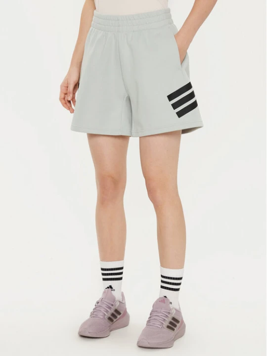 Zdjęcie produktu adidas Szorty sportowe Future Icons 3-Stripes JC5446 Szary Loose Fit