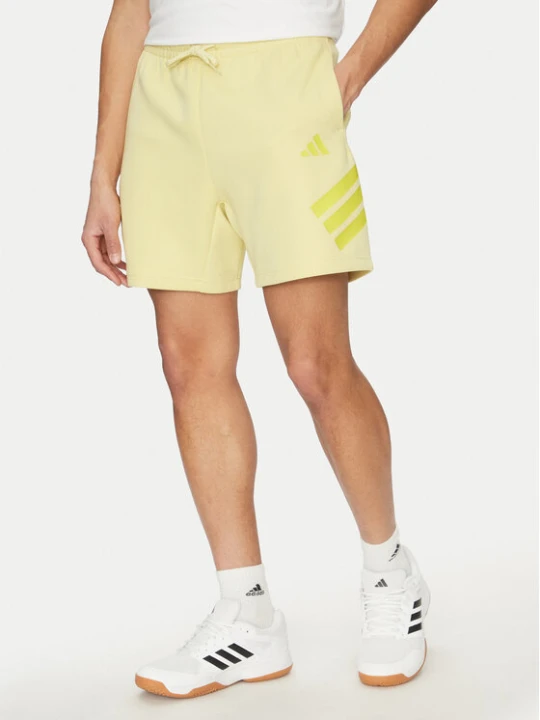 Zdjęcie produktu adidas Szorty sportowe Future Icons 3-Stripes JD4883 Żółty Regular Fit