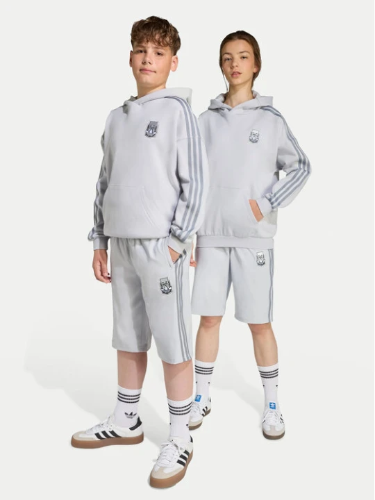 Zdjęcie produktu adidas Szorty sportowe Minecraft JW7733 Szary Loose Fit