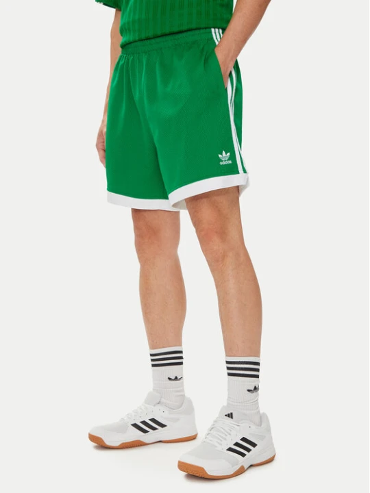 Zdjęcie produktu adidas Szorty sportowe Mock Eyelet IZ2448 Zielony Regular Fit