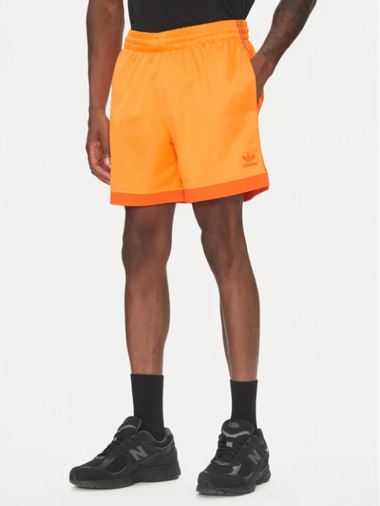 Zdjęcie produktu adidas Szorty sportowe Mock Eyelet JP1103 Pomarańczowy jasny Regular Fit