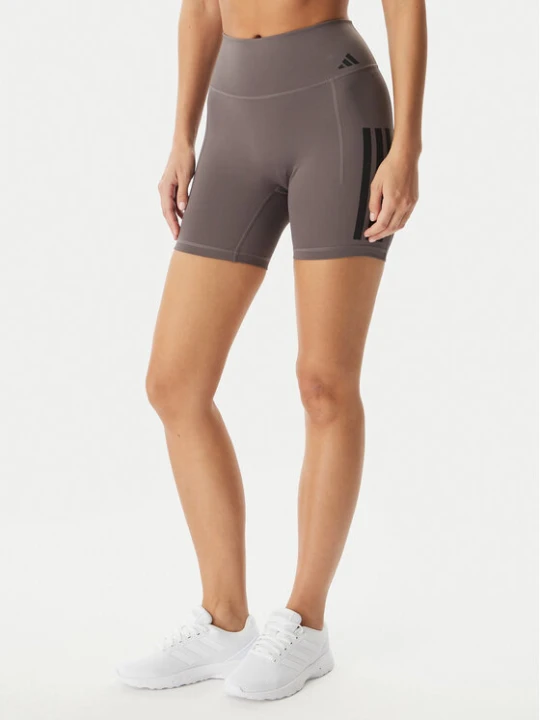 Zdjęcie produktu adidas Szorty sportowe Optime Workout 3-Stripes JZ1099 Szary Slim Fit