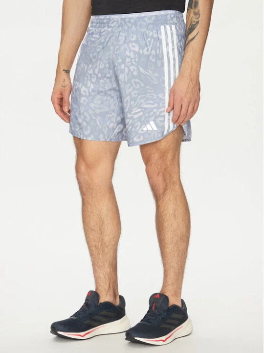Zdjęcie produktu adidas Szorty sportowe Own the Run 3-Stripes JD7769 Niebieski Regular Fit