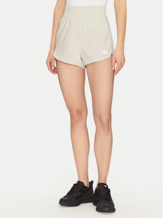 Zdjęcie produktu adidas Szorty sportowe Pacer Training 3-Stripes JD2295 Beżowy Regular Fit