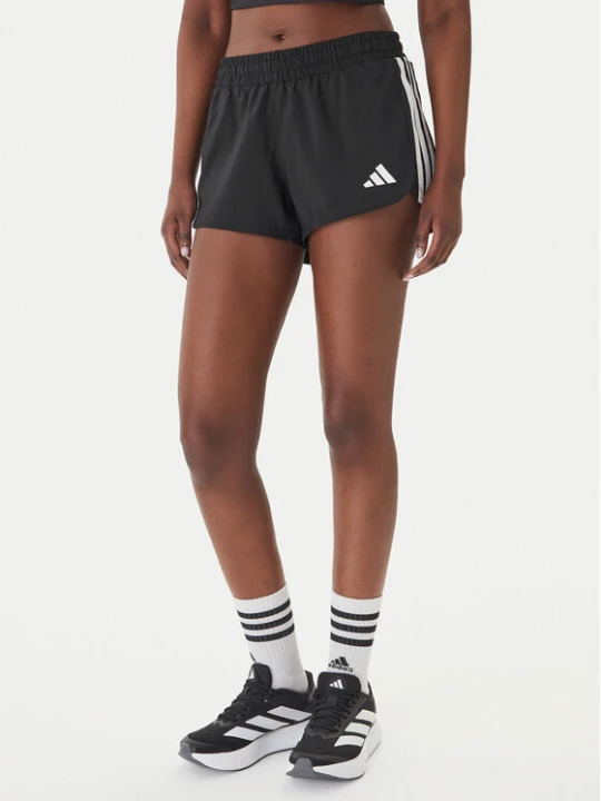 Zdjęcie produktu adidas Szorty sportowe Pacer Workout Woven 2in1 KD9742 Czarny Regular Fit