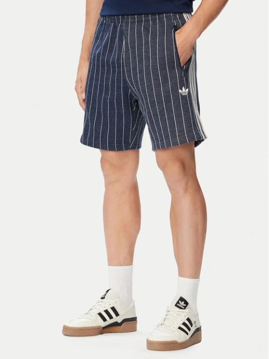 Zdjęcie produktu adidas Szorty sportowe Pinstripes Shorts KR9706 Granatowy Regular Fit