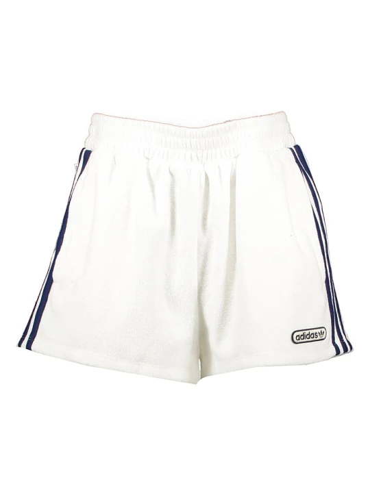 Zdjęcie produktu adidas Szorty "Towel" w kolorze biało-granatowym rozmiar: 34