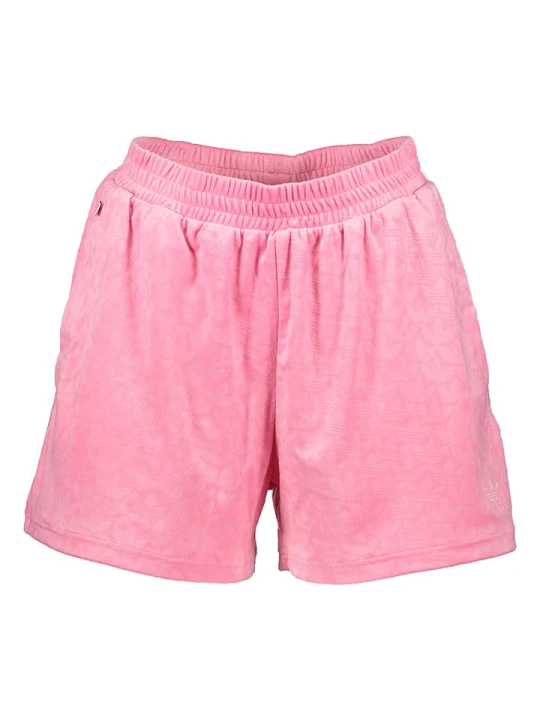 Zdjęcie produktu adidas Szorty "Velvet" w kolorze jasnoróżowym rozmiar: 34