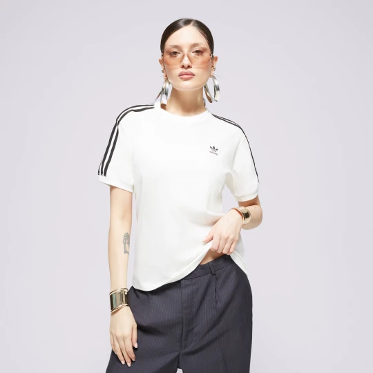 Zdjęcie produktu Adidas T-Shirt 3 Stripe Tee biały