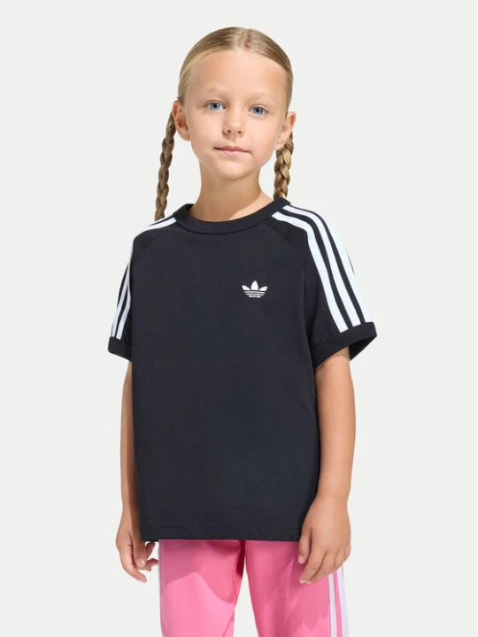 Zdjęcie produktu adidas T-Shirt 3-Stripes KD3309 Czarny Loose Fit