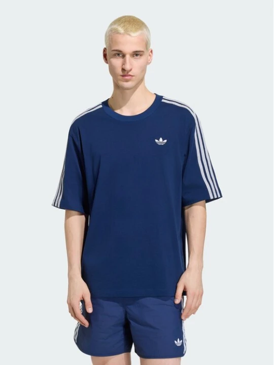 Zdjęcie produktu adidas T-Shirt Adicolor 3-Stripes Oversized Tee KS7414 Granatowy Oversize