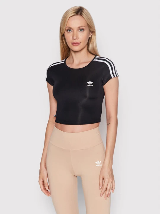 Zdjęcie produktu adidas T-Shirt adicolor Classics 3-Stripes HM4710 Czarny Slim Fit