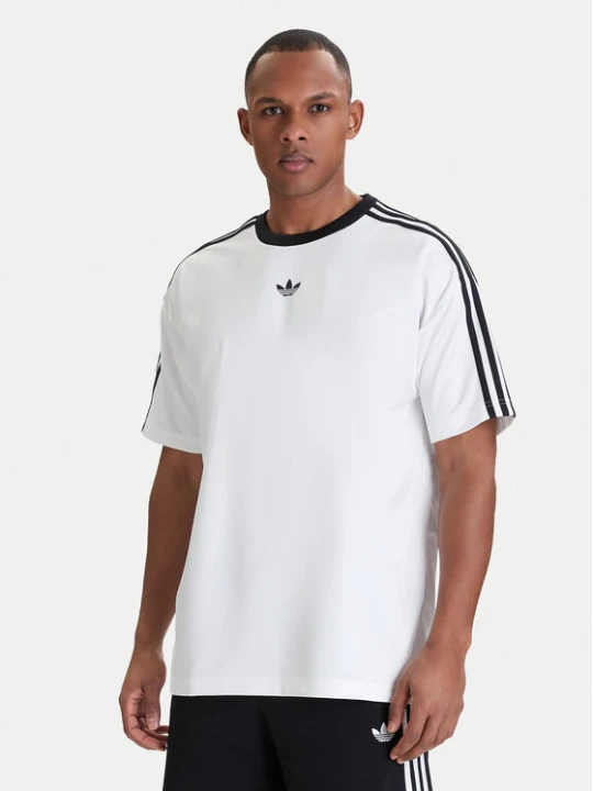 Zdjęcie produktu adidas T-Shirt adicolor Jacquard KD5829 Biały Loose Fit