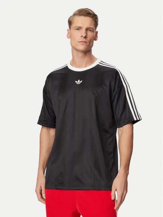 Zdjęcie produktu adidas T-Shirt adicolor Jacquard KD5830 Czarny Loose Fit