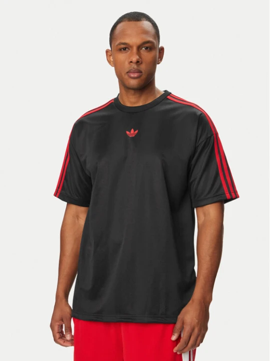 Zdjęcie produktu adidas T-Shirt adicolor Jacquard KD5831 Czarny Loose Fit