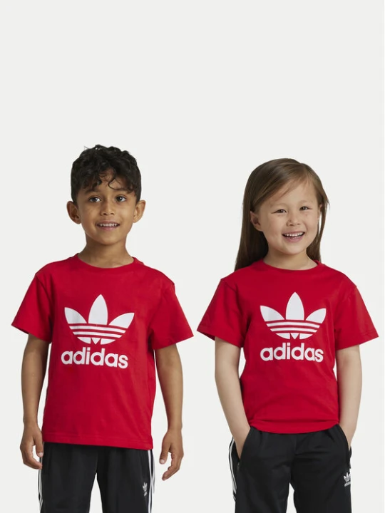 Zdjęcie produktu adidas T-Shirt adicolor Trefoil IY2387 Czerwony Regular Fit