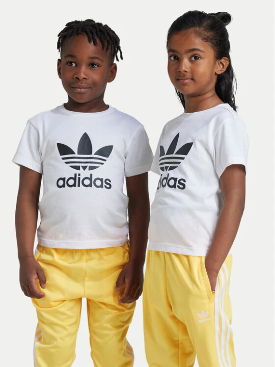 Zdjęcie produktu adidas T-Shirt adicolor Trefoil JE0518 Biały Regular Fit