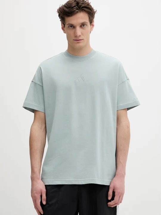 Zdjęcie produktu adidas t-shirt bawełniany turkusowy