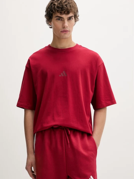 Zdjęcie produktu adidas t-shirt bawełniany czerwony
