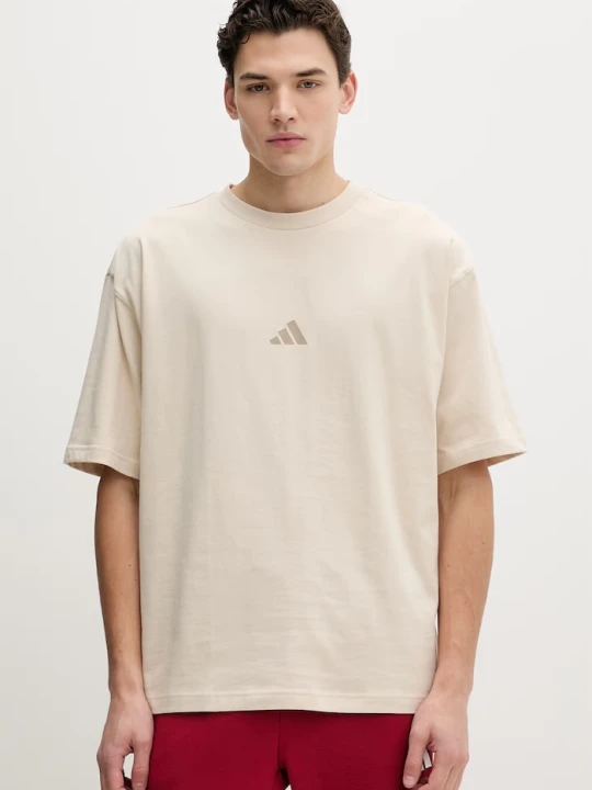 Zdjęcie produktu adidas t-shirt bawełniany beżowy