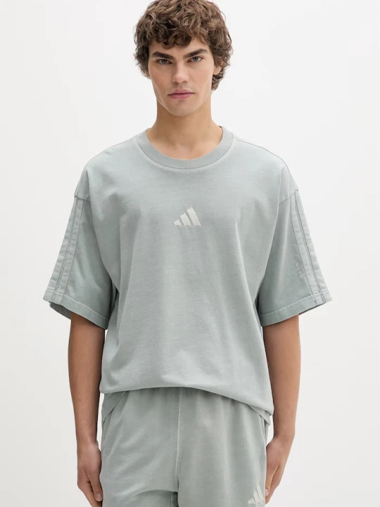 Zdjęcie produktu adidas t-shirt bawełniany turkusowy
