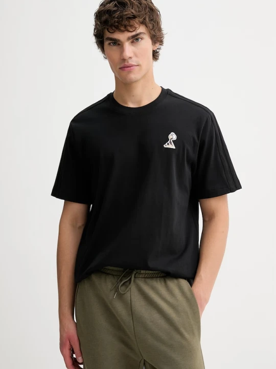 Zdjęcie produktu adidas t-shirt bawełniany Coffee Cafe czarny