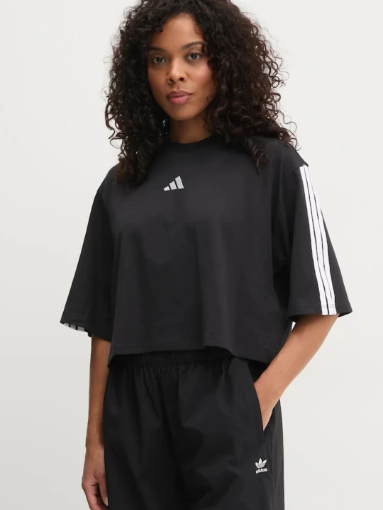 Zdjęcie produktu adidas t-shirt bawełniany Essentials czarny
