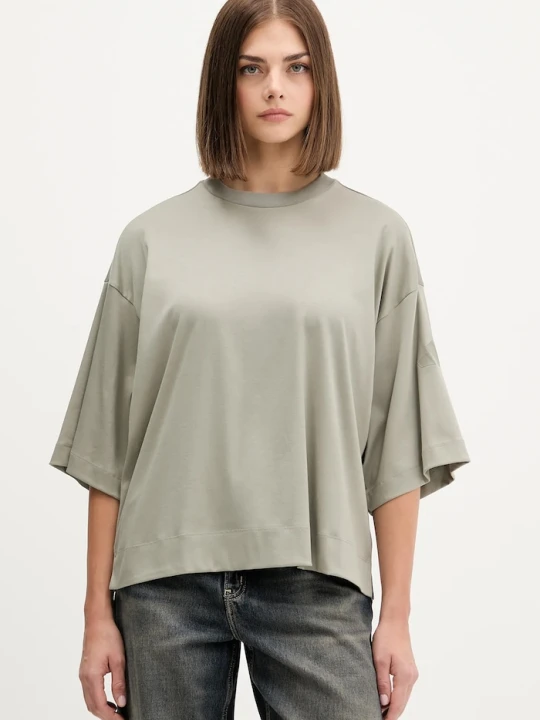 Zdjęcie produktu adidas t-shirt bawełniany Soft Lux zielony