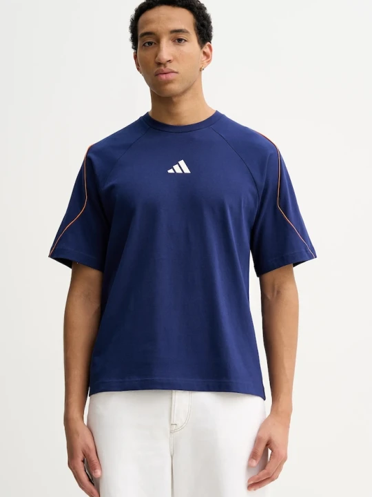 Zdjęcie produktu adidas t-shirt bawełniany Stadium niebieski