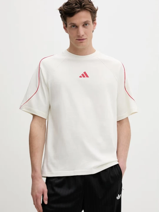 Zdjęcie produktu adidas t-shirt bawełniany Stadium beżowy