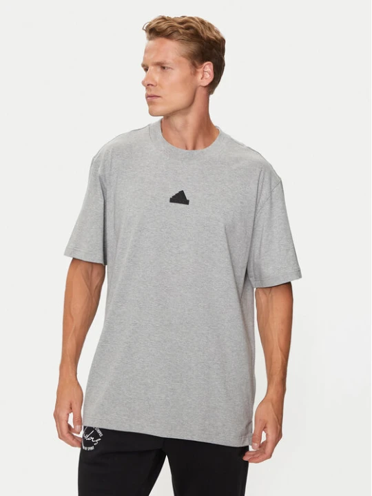 Zdjęcie produktu adidas T-Shirt Brand Love IW3541 Szary Loose Fit