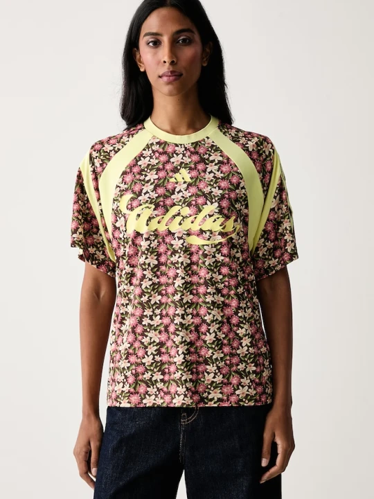 Zdjęcie produktu adidas T-shirt damski x Farm Rio żółty