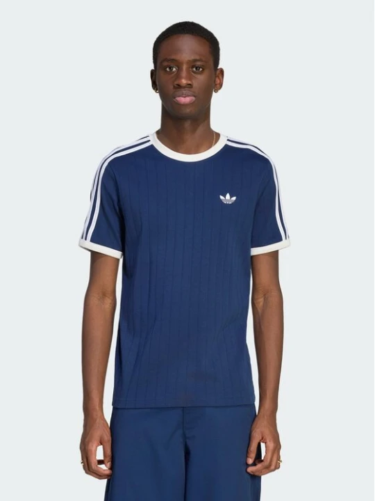 Zdjęcie produktu adidas T-Shirt Drop Needle 3 Stripes Tee KS7448 Granatowy Regular Fit