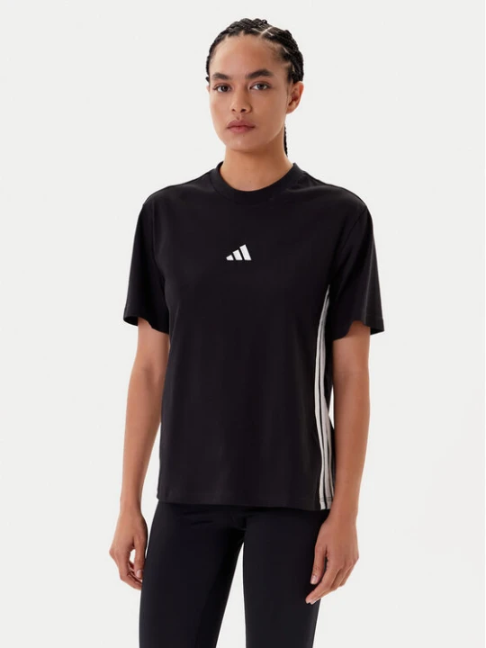 Zdjęcie produktu adidas T-Shirt Essentials 3-Stripes JD0846 Czarny Regular Fit