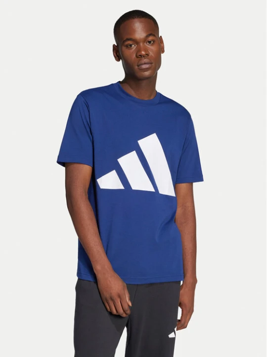 Zdjęcie produktu adidas T-Shirt Essentials Big Logo JE8940 Granatowy Regular Fit
