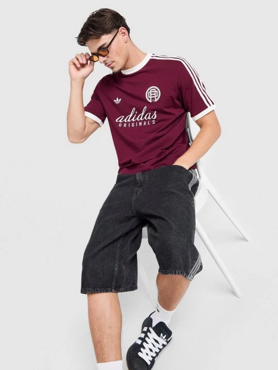 Zdjęcie produktu adidas T-Shirt Everyday Casual Wear bordowy