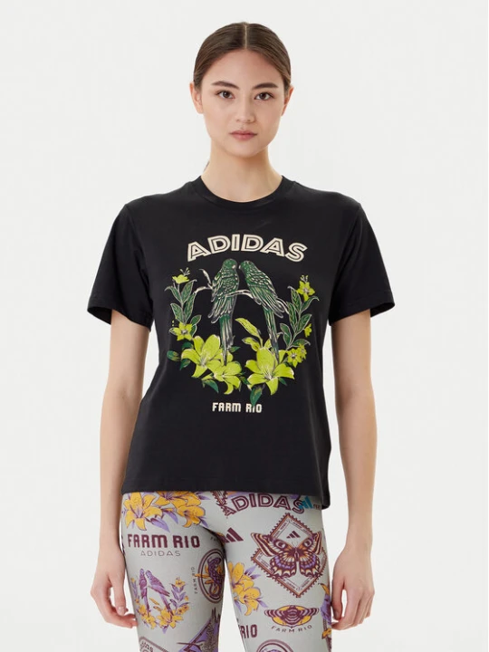 Zdjęcie produktu adidas T-Shirt FARM Graphic JV8609 Czarny Regular Fit