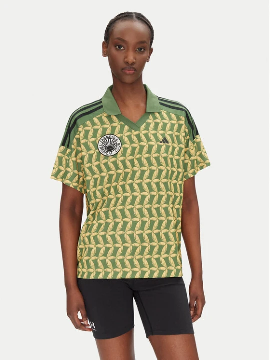 Zdjęcie produktu adidas T-Shirt FARM Rio JD6302 Zielony Loose Fit