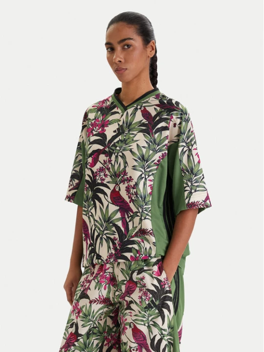 Zdjęcie produktu adidas T-Shirt Farm Rio Premium KD4628 Zielony Loose Fit