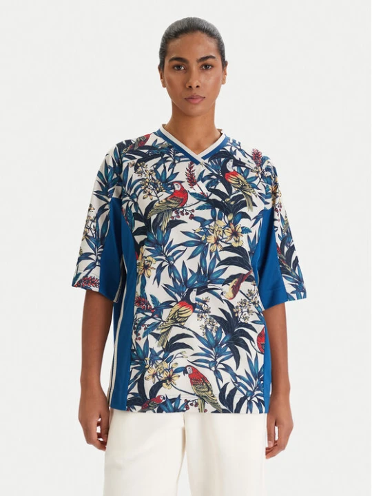 Zdjęcie produktu adidas T-Shirt Farm Rio Premium KD4629 Niebieski Loose Fit