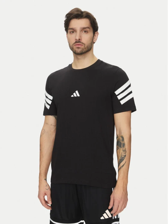 Zdjęcie produktu adidas T-Shirt Future Icons 3-Stripes JD4877 Czarny Regular Fit